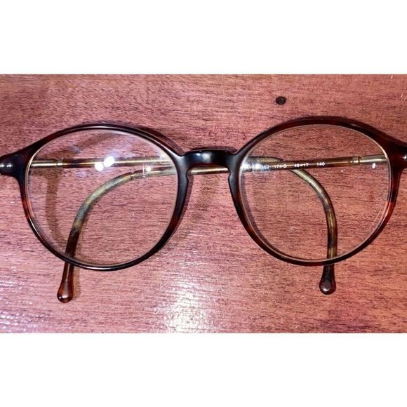 Vintage Giorgio Armani Dark Havana Tortoise Frames Of Life Glasses Designer - Picture 4 of 7